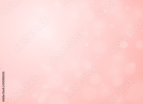 Abstract living coral mesh gradient with bokeh background. © impulse50