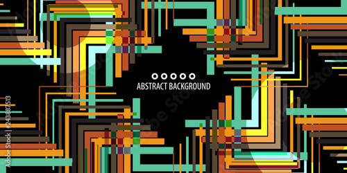 Geometric colorful abstract background