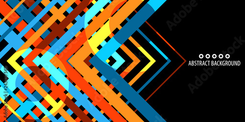 Geometric colorful abstract background