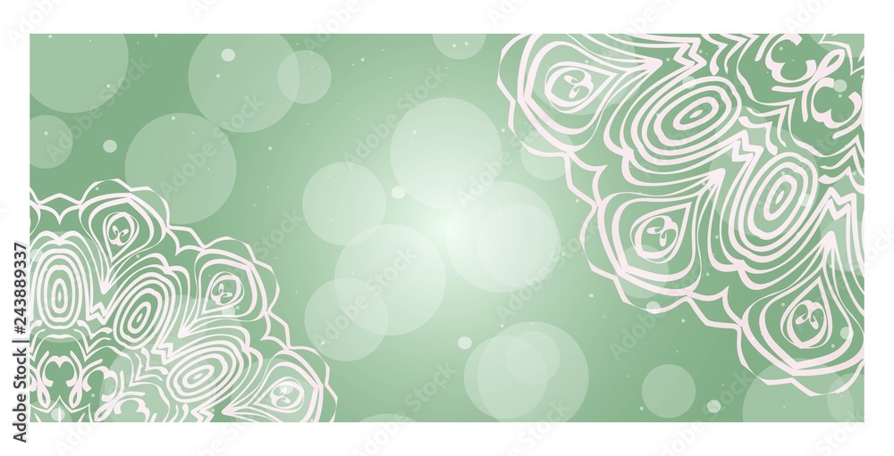 Vector Mandala Pattern for Template, Flyer or Invitation Card. Vector Mandala Pattern for Template, Flyer or Invitation Card.