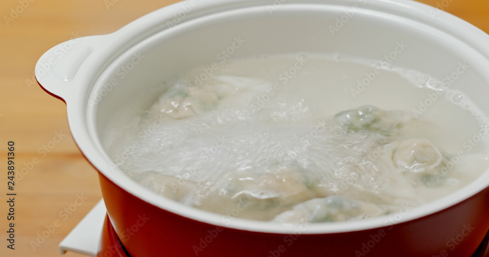 Cook with meat dumpling Cook with meat dumpling