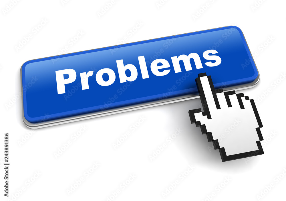 problems concept 3d illustration isolated problems concept 3d illustration isolated