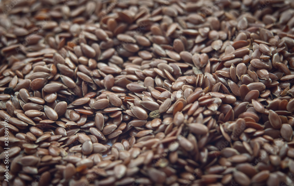 linen flax seeds texture. close up linen flax seeds texture. close up