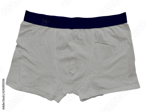 Male underwear isolated - white