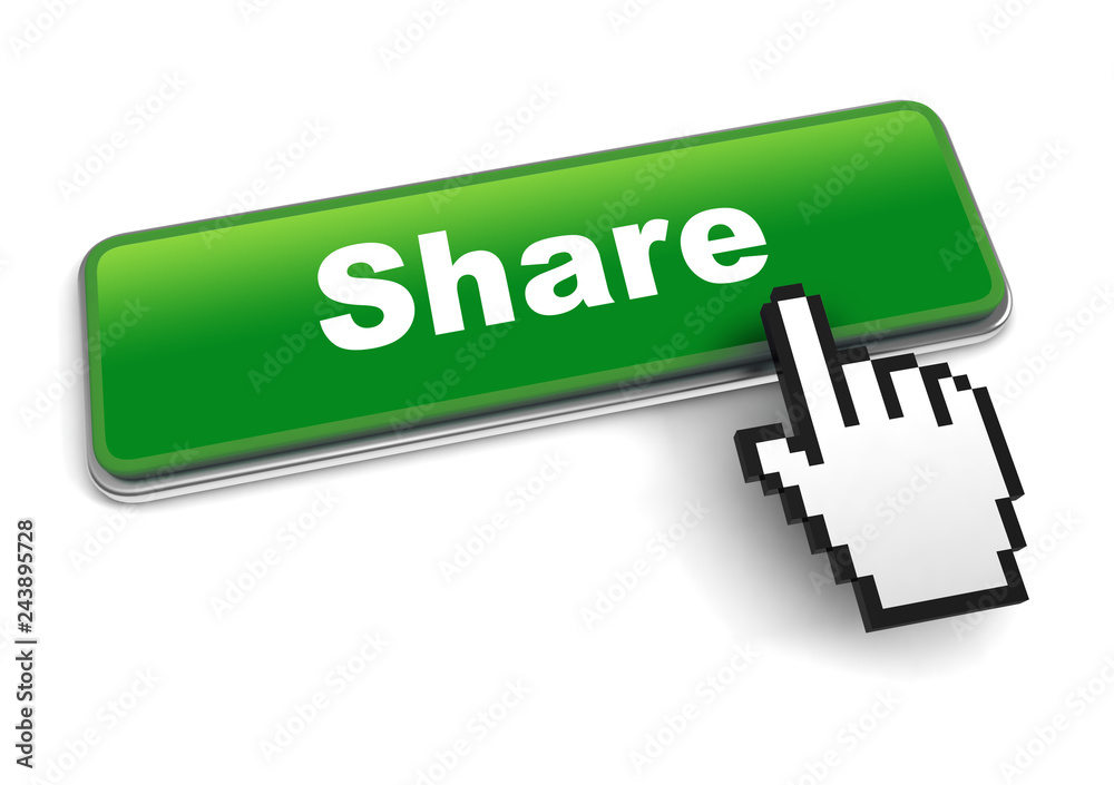 share concept 3d illustration isolated share concept 3d illustration isolated