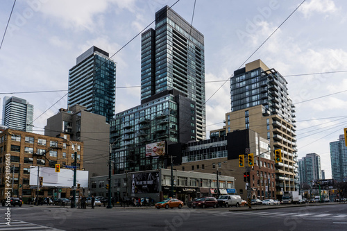 Canvas Print Skyscrapers in the city