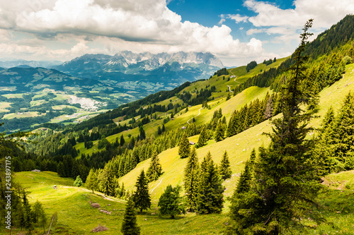 View from Kitzbuheler Horn in Kitzbuhel, Austria photo