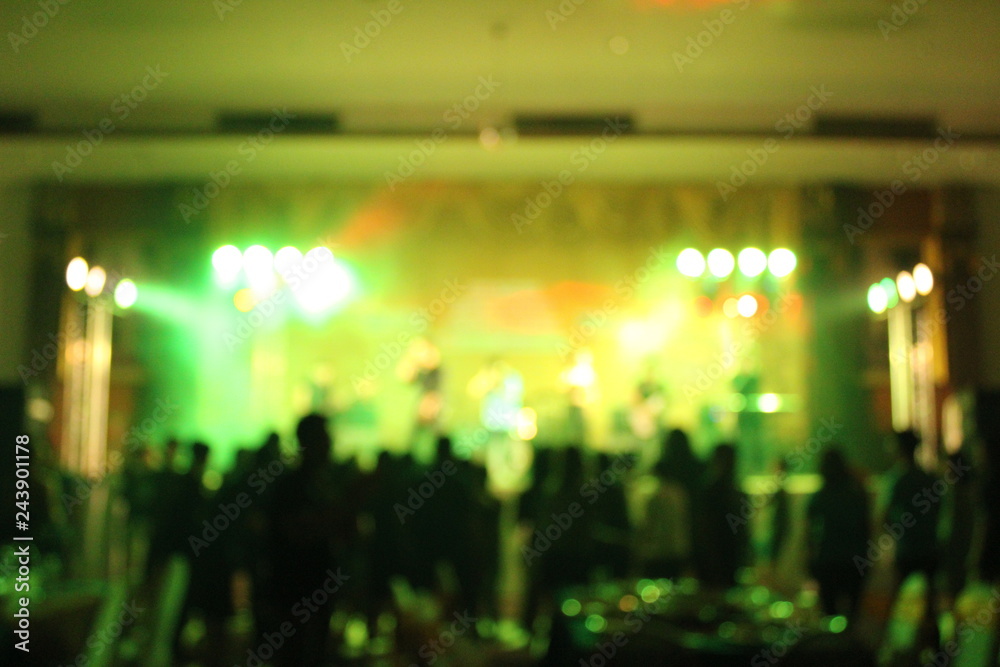Fototapeta premium The party has blurred people.
