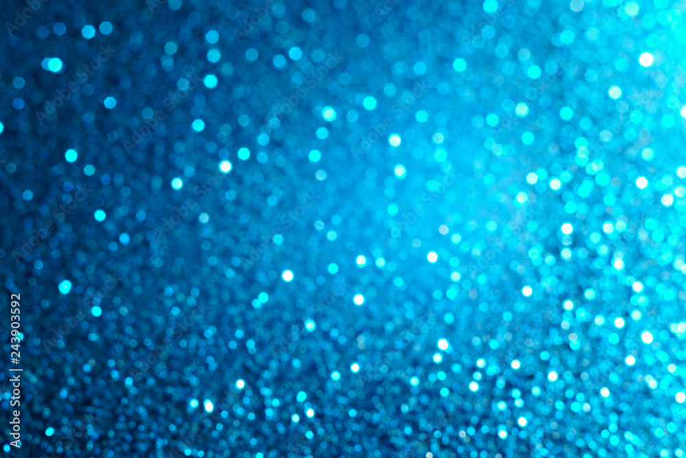 blue and white glitter abstract bokeh background Christmas blue and white glitter abstract bokeh background Christmas