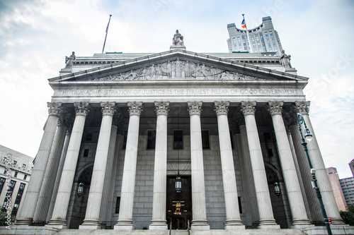 Canvas Print New York City Supreme Court, civil Branch of the Supreme Court of the State of