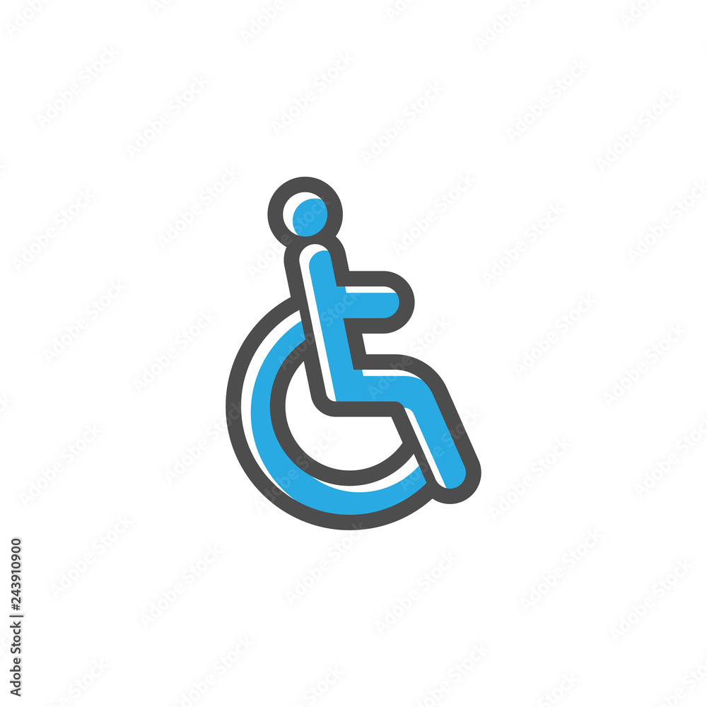 Disable icon graphic design template vector Disable icon graphic design template vector