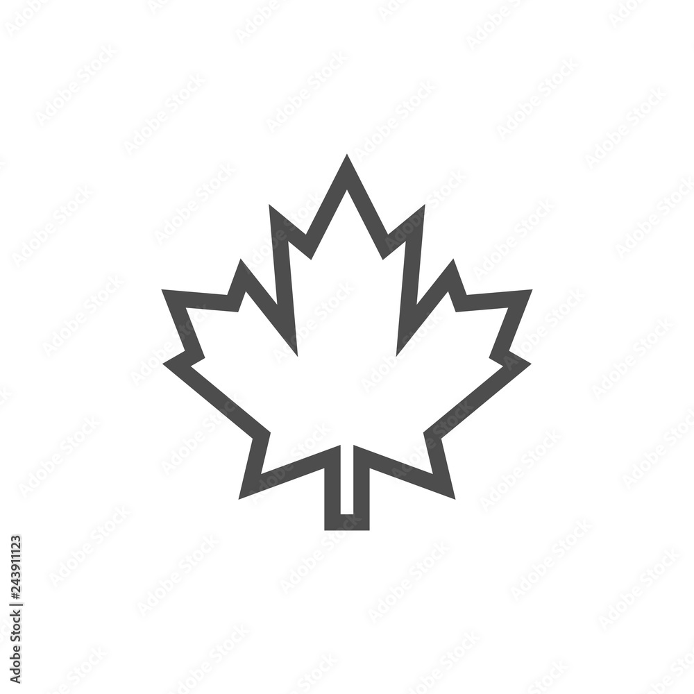 Maple icon graphic design template vector Maple icon graphic design template vector
