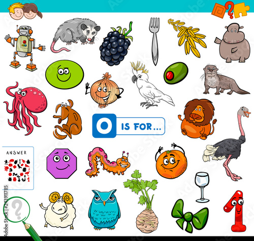 O is for educational game for children