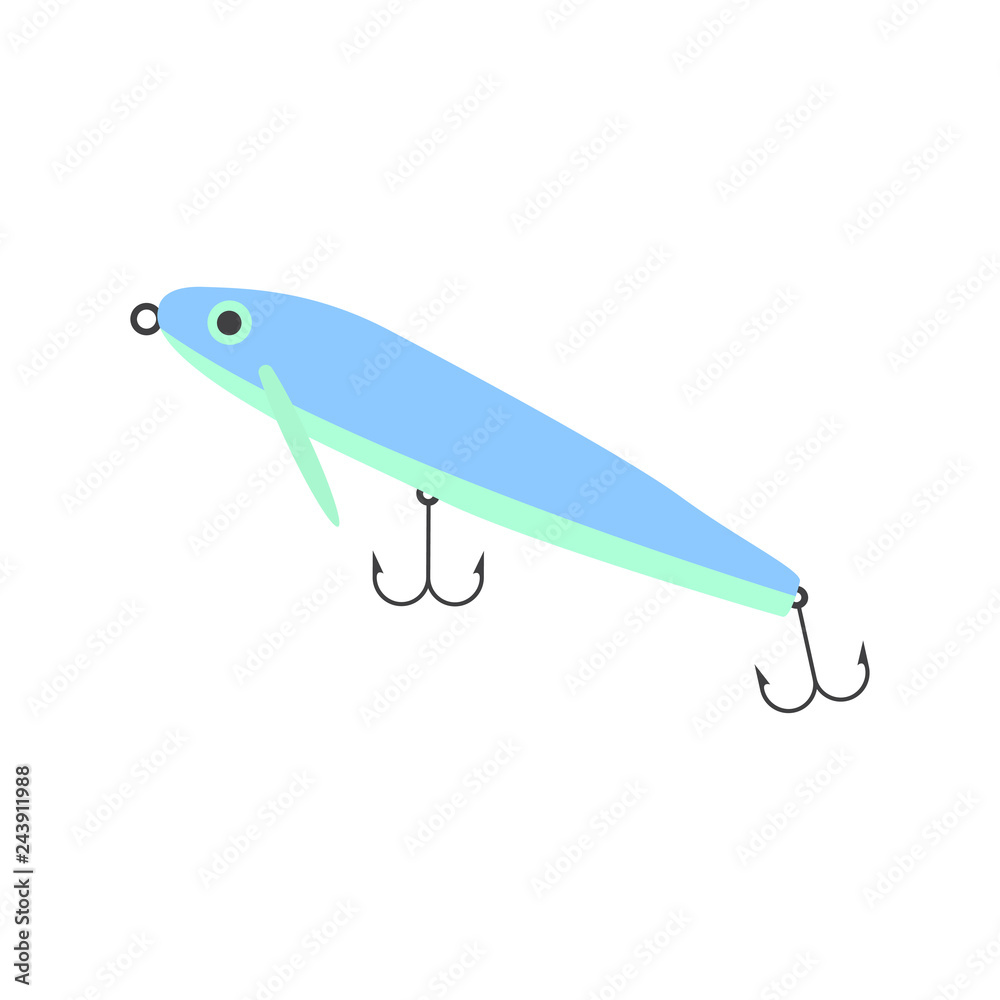Wobbler fish. Lure. Fishing. Vector illustration. EPS 10. Wobbler fish. Lure. Fishing. Vector illustration. EPS 10.