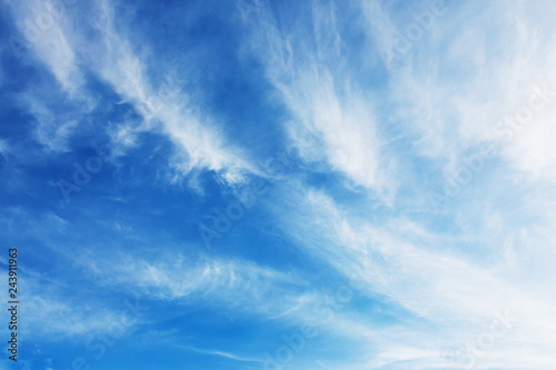 clouds and blue sky nature background