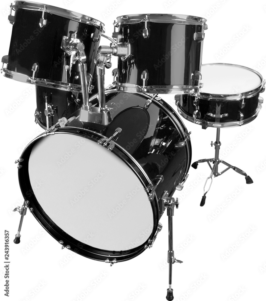 Black Tom Drums Isolated Stock Photo Adobe Stock