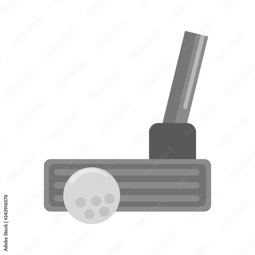 Golf club and ball Golf club and ball