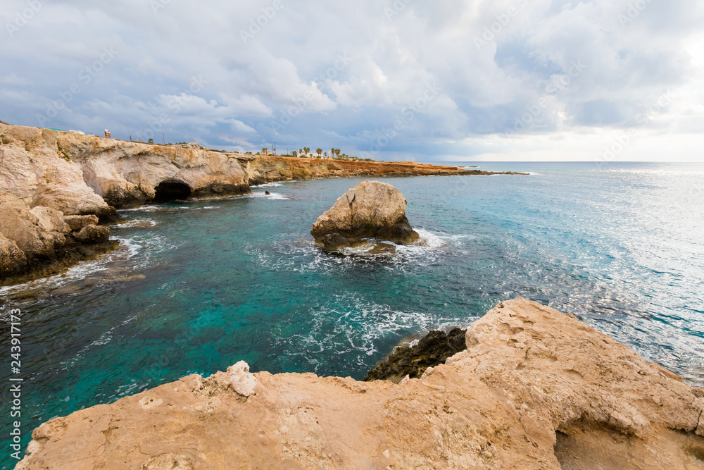 Cape Greco monachus love bridge