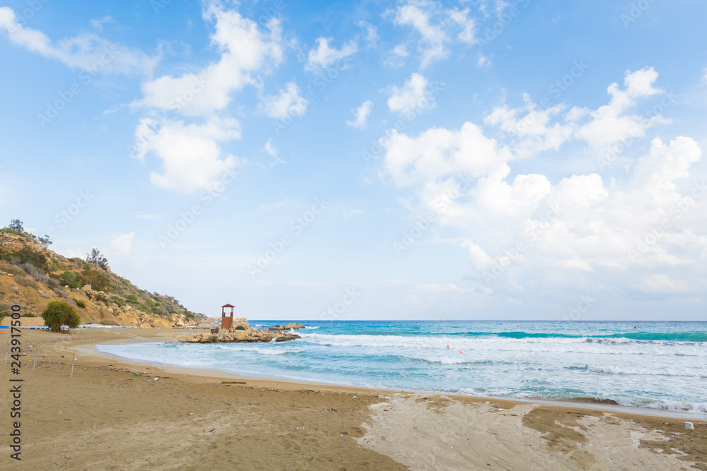 Cape Greco Konnos beach Cyprus