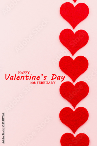 St.Valentine's Day holiday background.