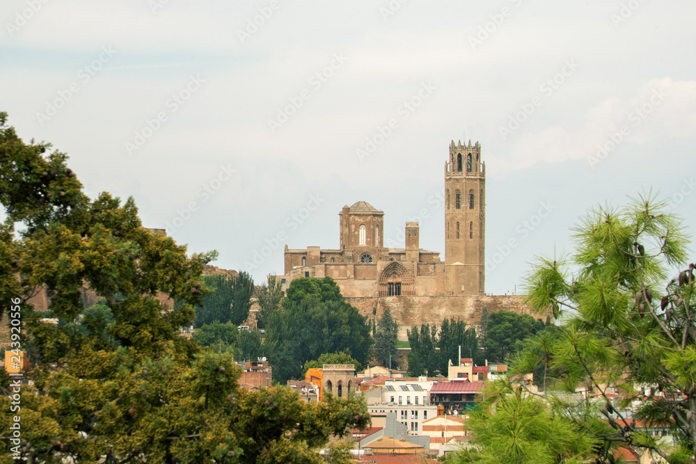 La Seu Vella (The Old Cathedral) of Lleida (Lerida) city in Catalonia, Spain