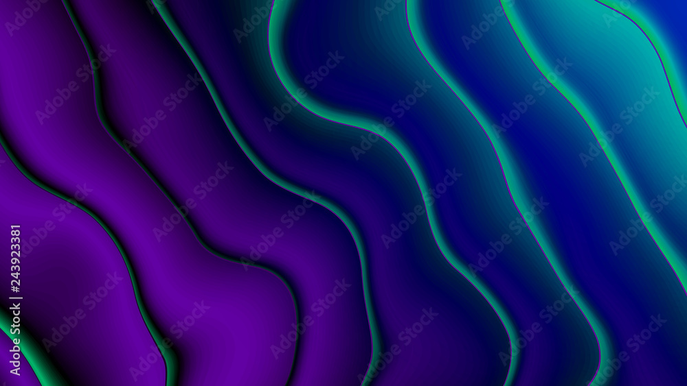 Obraz premium Background in paper style. Of multi-colored details.