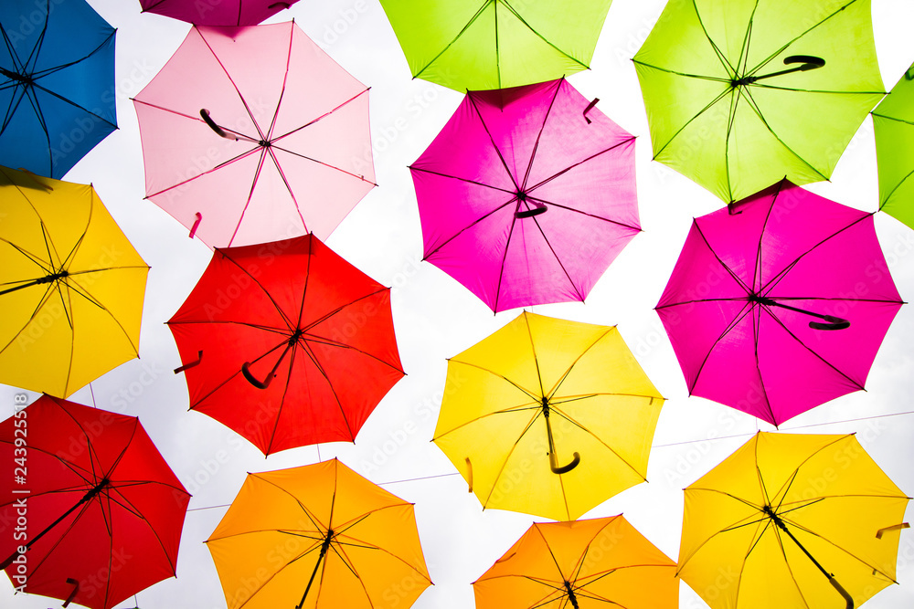 Colorful umbrella art Colorful umbrella art
