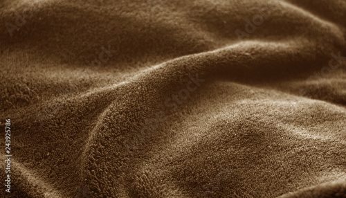 Sack cloth texture in brown color.