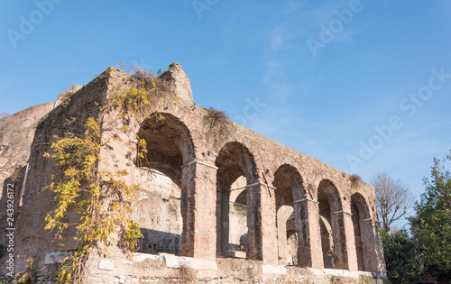 The ruins of the five arches in the Roman Forum. © aapsky