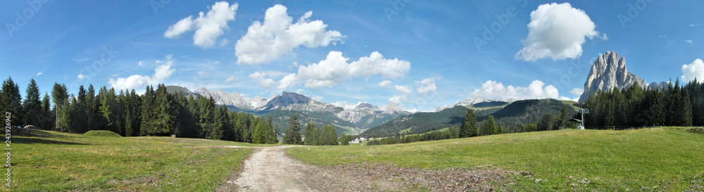 mountain wide landscape