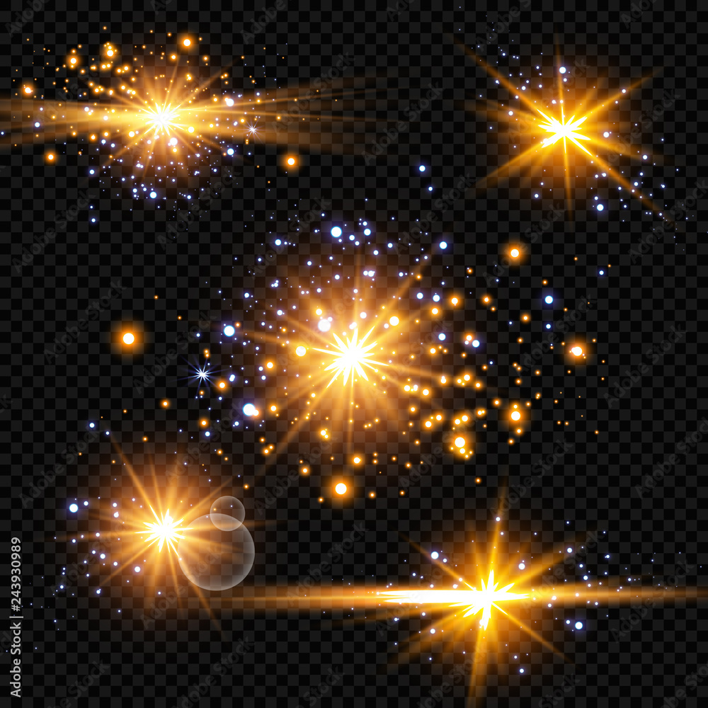 Vector illustration of abstract flare light rays. A set of stars, light and radiance, rays and brightness. Glow light effect. Vector illustration. Christmas flash Concept. Vector illustration of abstract flare light rays. A set of stars, light and radiance, rays and brightness. Glow light effect. Vector illustration. Christmas flash Concept.