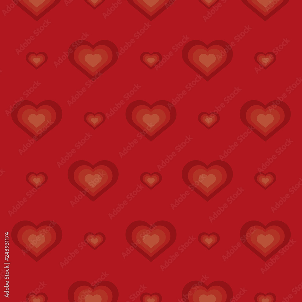 love pattern cartoon