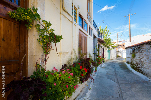 Beautiful architecture of Omodos Cyprus © sitriel