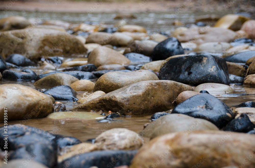 Stones and Rocks in River Stones and Rocks in River