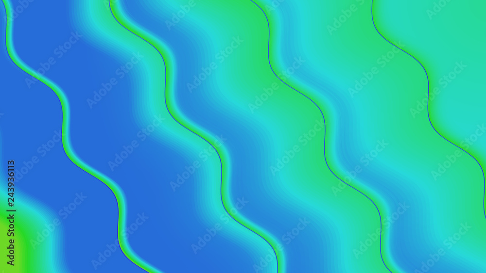 Background with a variety of multicolored waves in a paper style. Background with a variety of multicolored waves in a paper style.