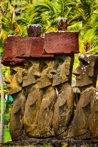 ahu nau nau easter island