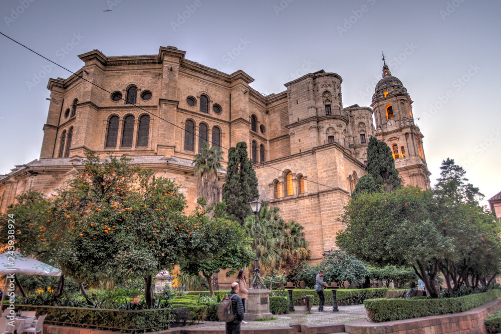 Malaga landmarks, Spain