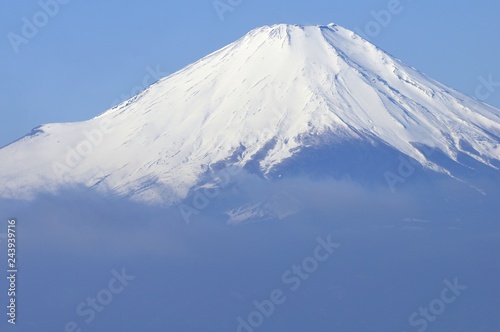冬晴れの富士山