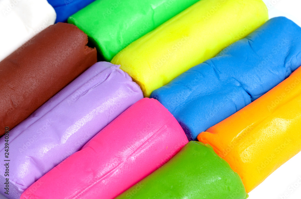 polymer clay bars close-up polymer clay bars close-up