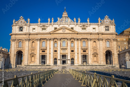 Cupola of Saint Peter Cathedral in Vatican