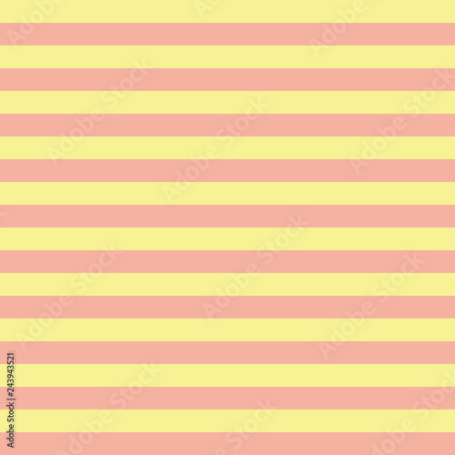 Coral orange and yellow horizontal stripes seamless pattern. Horizontal striped seamless vector pattern. Great for backgrounds, fabric, packaging, and all kind of paper projects. Coordinate pattern.