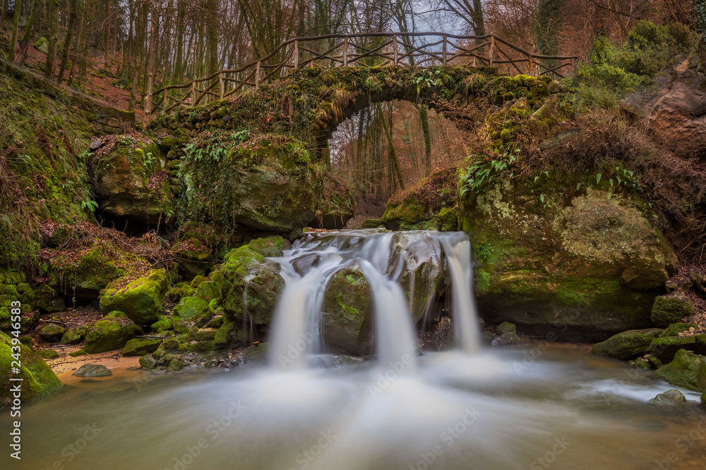 Schiessentümpel ist ein malerischer Wasserfall