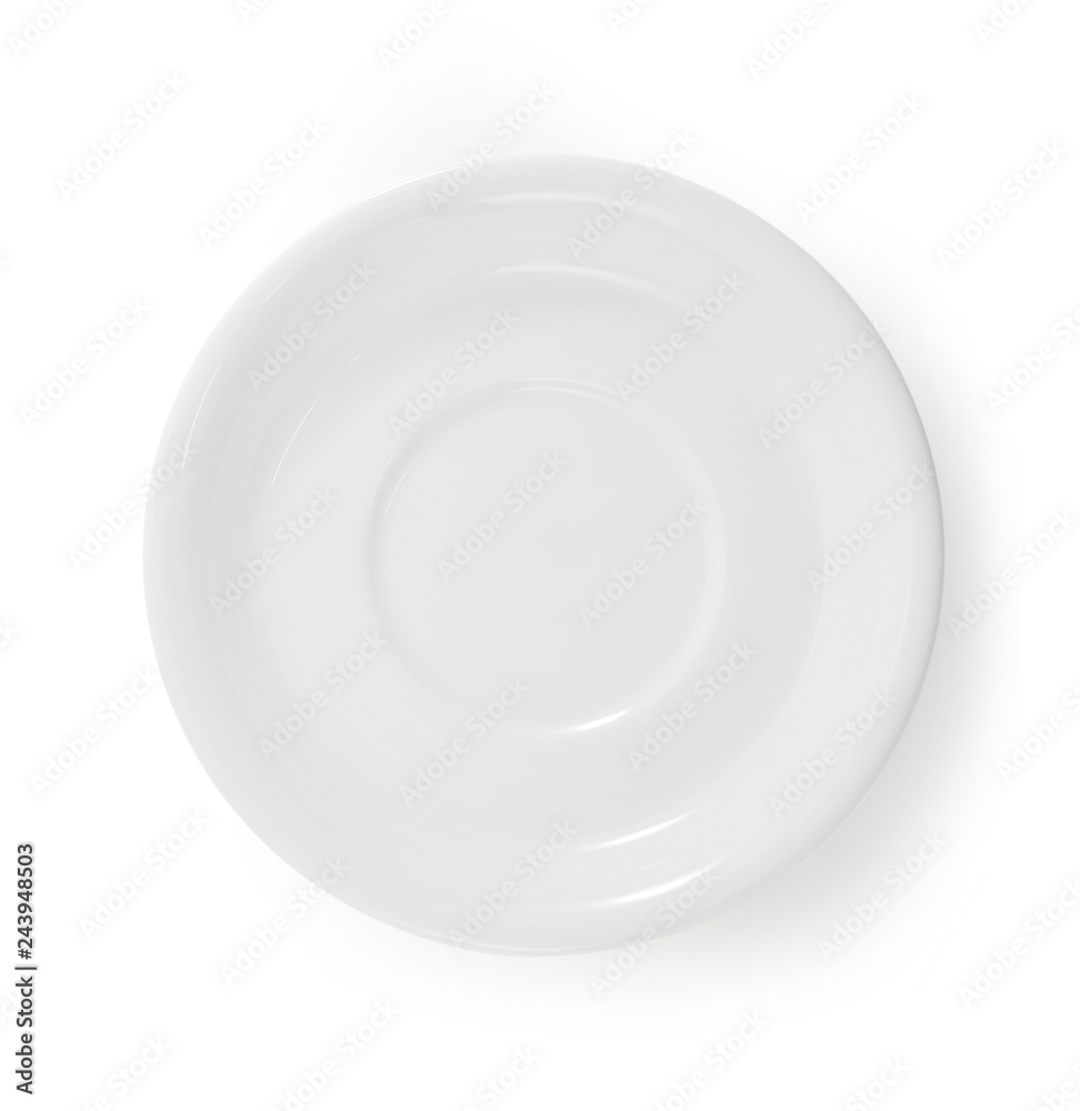 white plate isolated on white background white plate isolated on white background