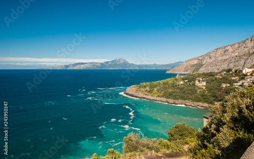 Wild coastline near Maratea (south of Italy)