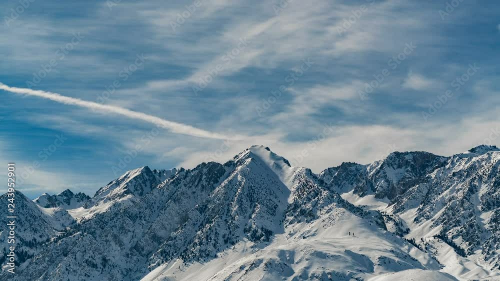 Timelapse of Snow-capped Peaks in Sierra Nevada Mountains Timelapse of Snow-capped Peaks in Sierra Nevada Mountains