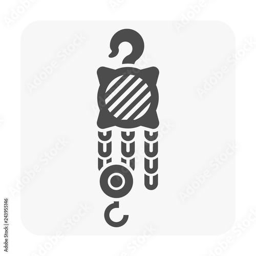 winch icon black