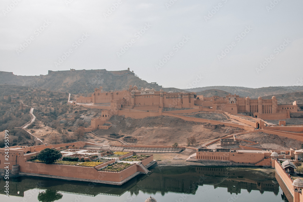 Obraz premium Amber Fort in Jaipur, Rajasthan, India
