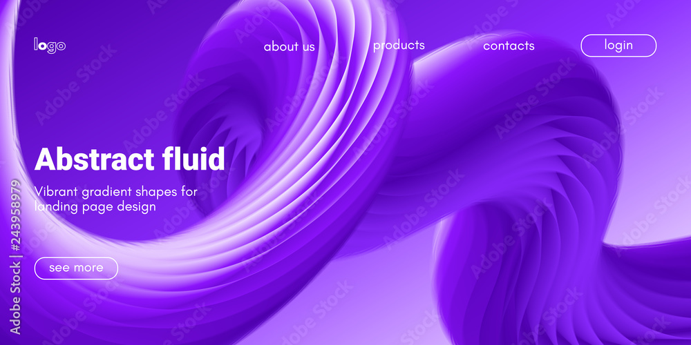 Abstract Fluid Background for Landing Page. Abstract Fluid Background for Landing Page.