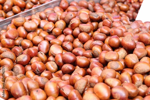 chestnuts seed at street food
