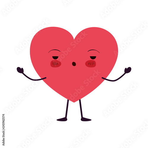 heart love kawaii character
